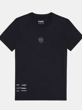 Bandit Running x Berlin Braves Micromesh Cropped Performance Tee - Small Black